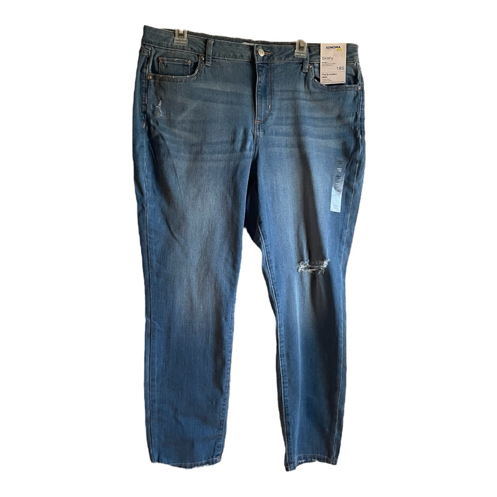 Sonoma Women's Size 18 S The Everyday Jean Skinny Mid-Rise Jeans